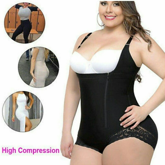 PLUS SIZE Compression Full Body Shaper Tight - Picture 3 of 5
